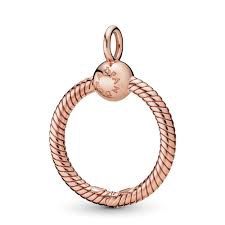 Pandora Moments Small O Pendant - 388296