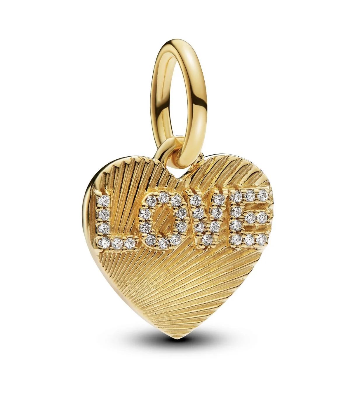 Engravable Love Heart Dangle Charm-763604C01