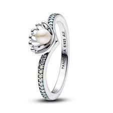 Disney Princess Ariel Shell Freshwater Cultured Pearl Ring - 193654C01