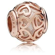 Hearts Filigree Charm - 787348CZ