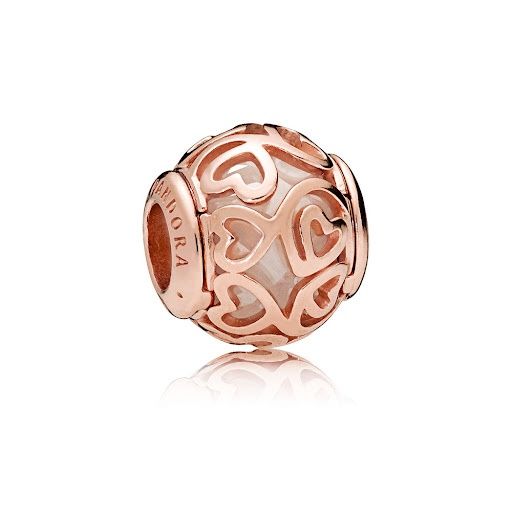 Pandora Hearts Filigree Charm -787348CZ