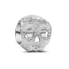 Textured Skull Mini Charm - 794040C00