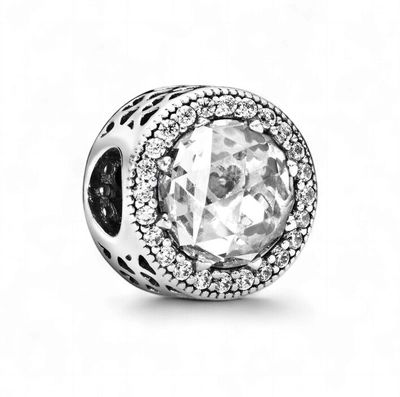 Sparkling Clear Charm-791725CZ