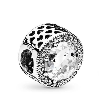 Sparkling Clear Charm-791725CZ