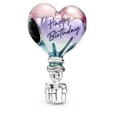 Happy Birthday Hot Air Balloon Charm - 791501C01