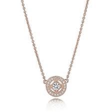 Vintage Circle Collier Necklace - 380523CZ-45