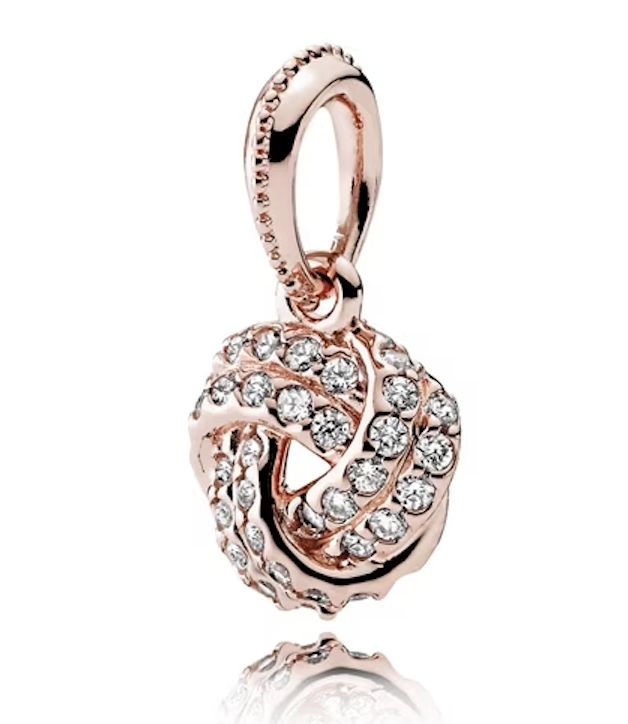 Shimmering Knot Pendant - 380385CZ
