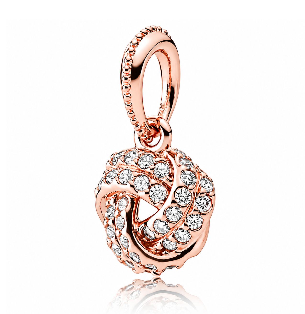 Shimmering Knot Pendant-380385CZ