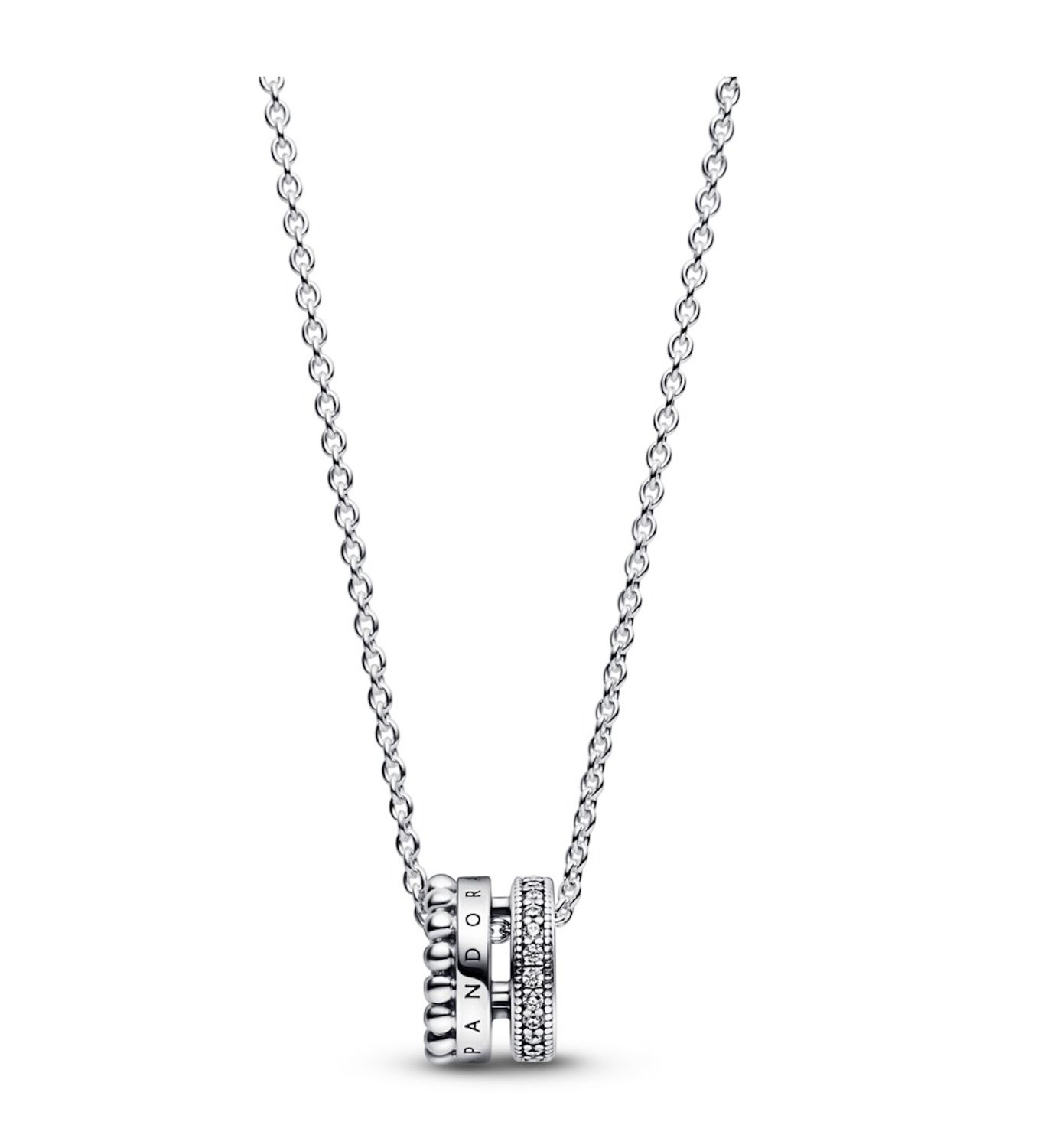 Pandora Signature Logo Pavé &amp; Beads - 392311C01-45