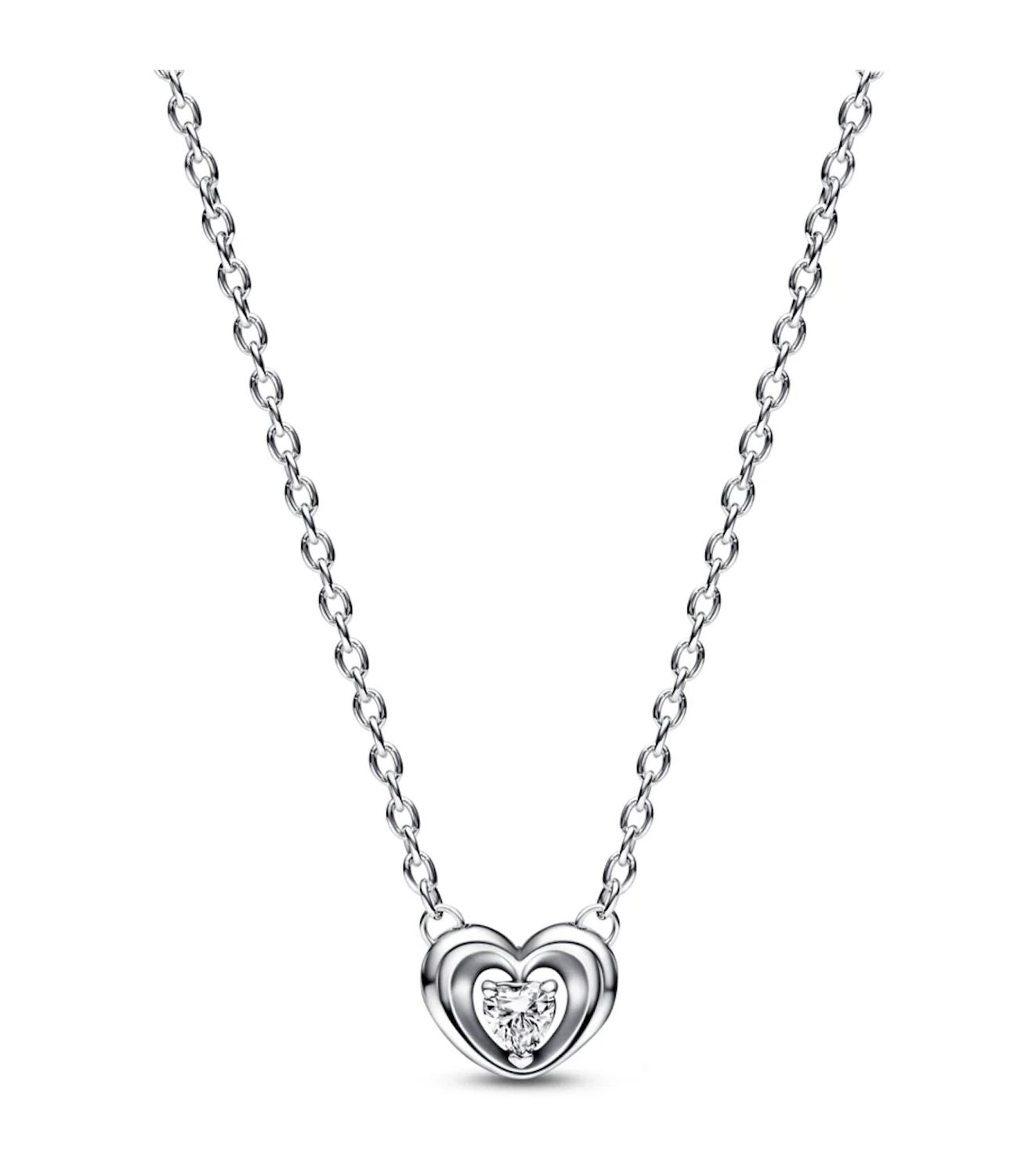 Radiant Heart &amp; Floating Stone Pendant  - 392494C01-45