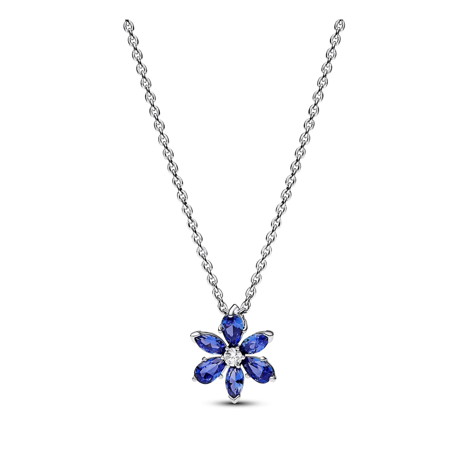 Sparkling Blue Herbarium Cluster Pendant - 392387C02-45