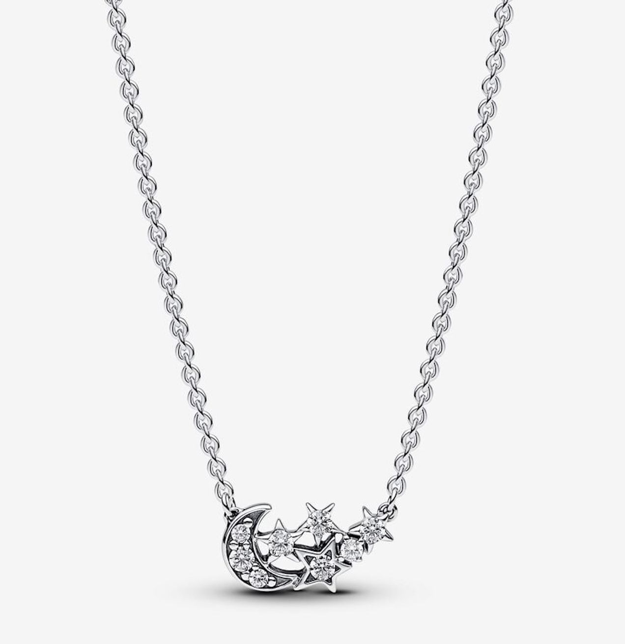 Sparkling Moon &amp; Star Collier Necklace  - 392991C01-45
