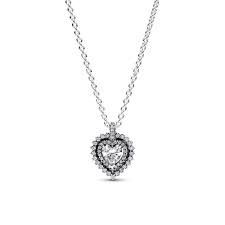 Sparkling Heart Halo Pendant  - 393099C01-45