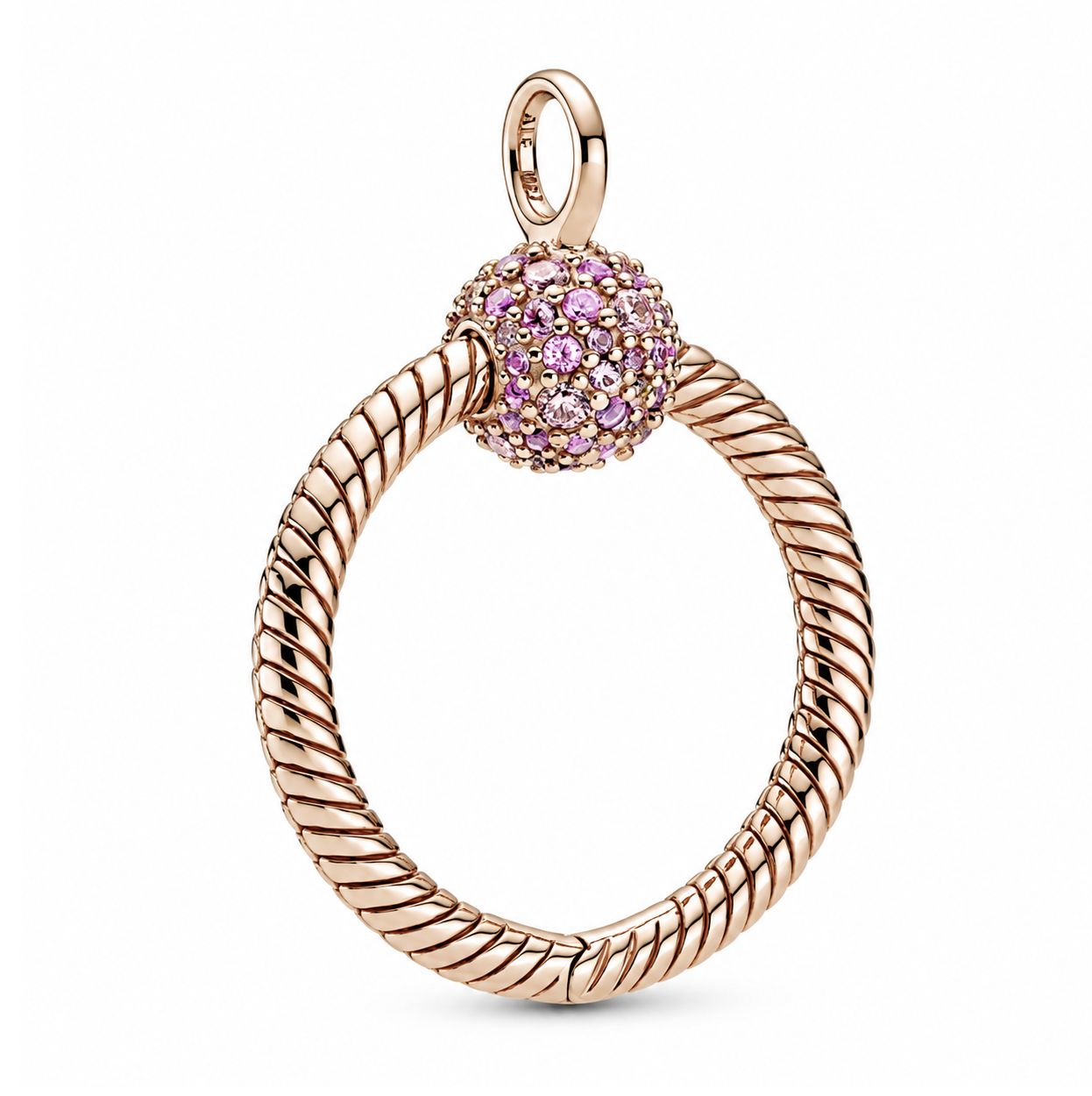 Pandora Moments Small Pavé O Pendant - 389097C01