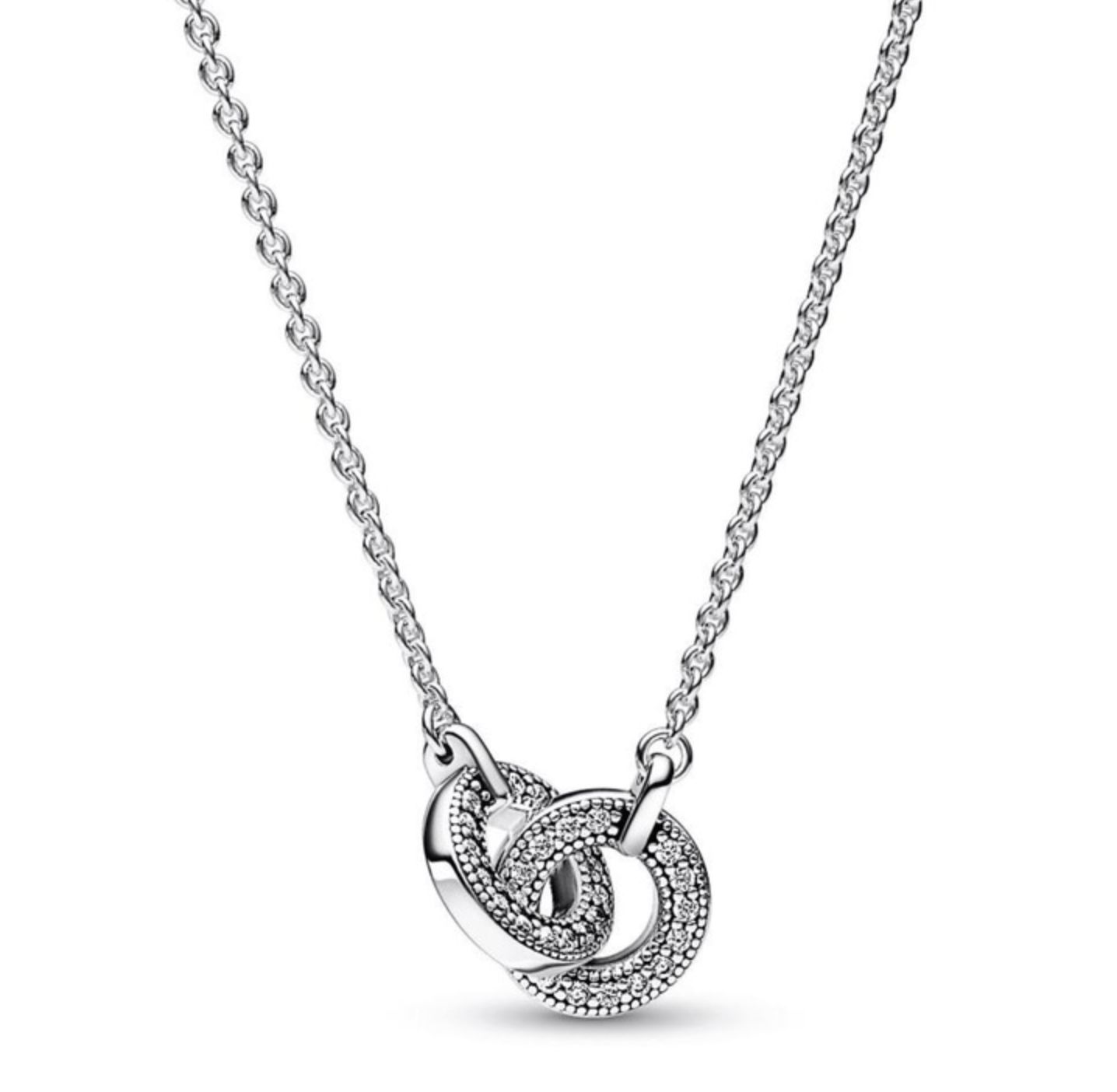 Pandora Signature Intertwined Pavé Pendant - 392736C01-45