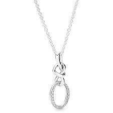 Knotted Heart Pendant - 398078CZ-60