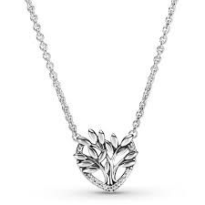Heart Family Tree Collier Necklace - 399261C01-50