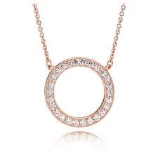Circle of Sparkle Necklace - 580515CZ-45