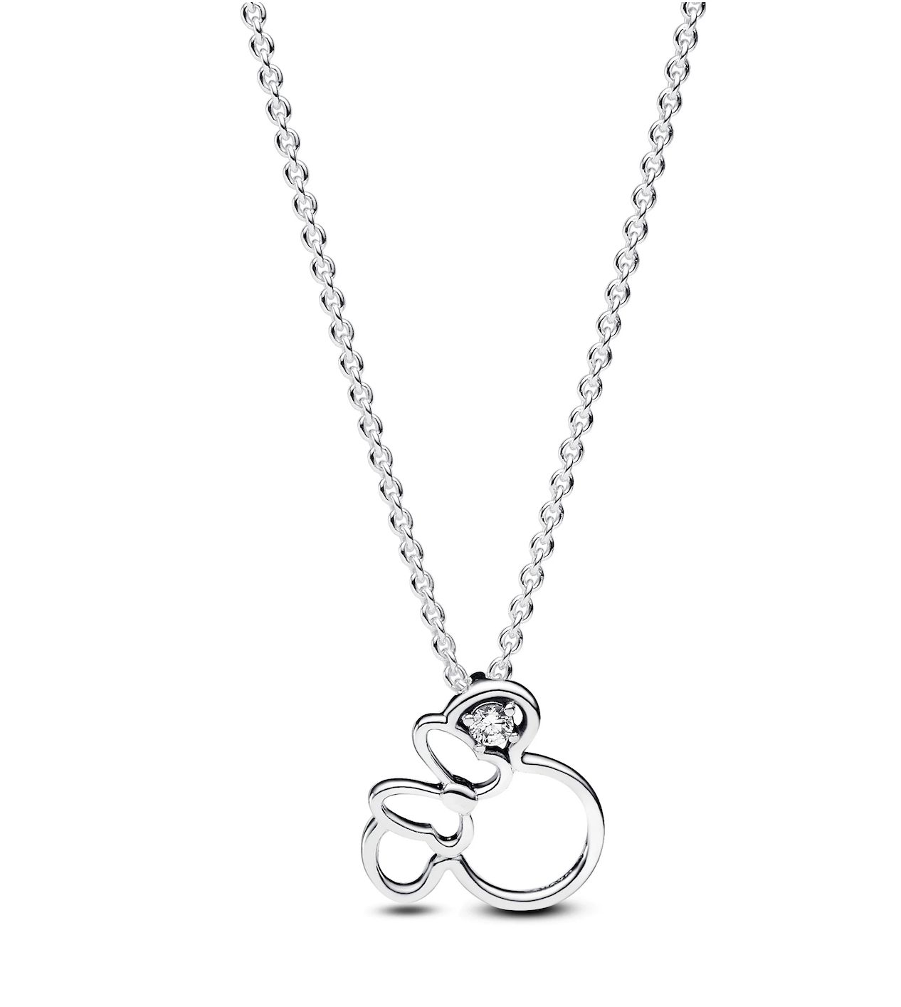 Disney Minnie Mouse Silhouette Collier Necklace  - 393187C01-45