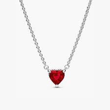 Sparkling Heart Halo Pendant - 392542C01-45