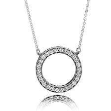 Circle of Sparkle Necklace - 590514CZ-45