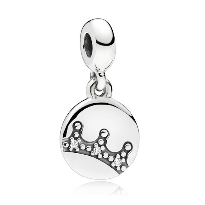 Dazzling Crown Dangle Charm-797624CZ