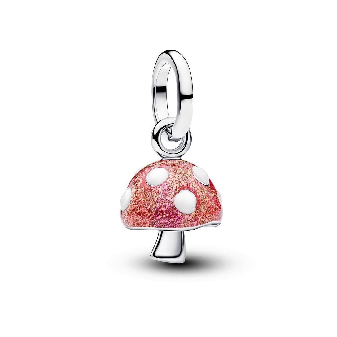Glow-in-the-dark Mushroom Dangle Charm-794376C01