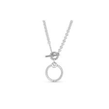 Pandora Moments O Pendant T-bar Necklace - 391157C00-50