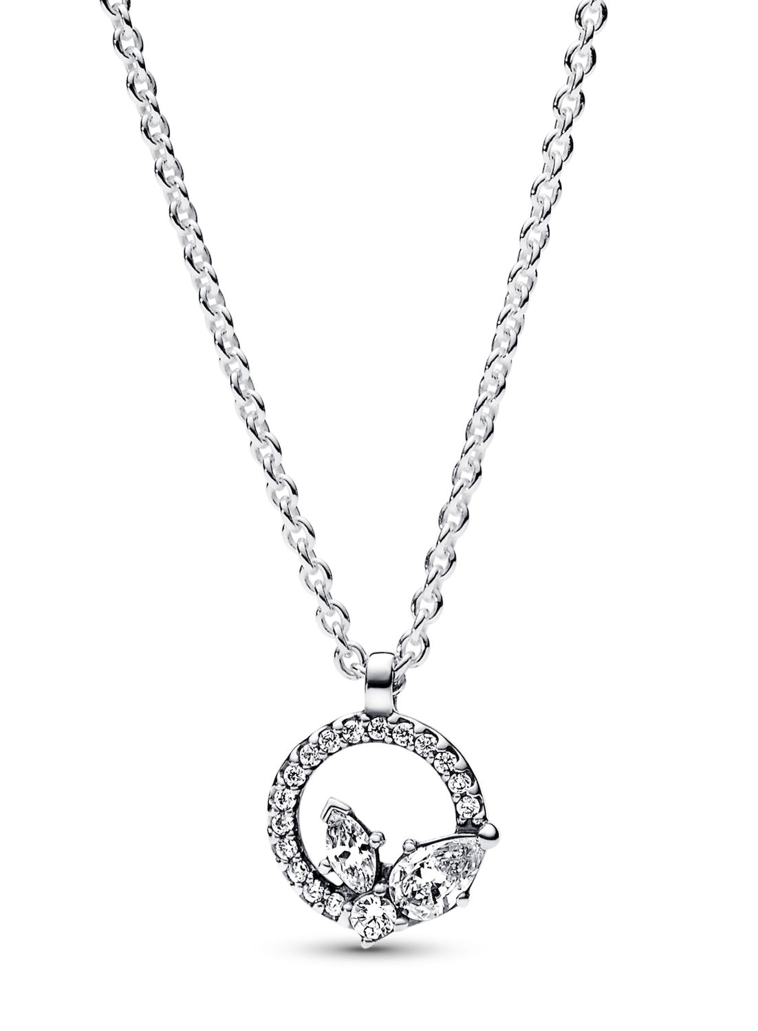 Sparkling Herbarium Circle &amp; Cluster Pendant - 392620C01-45