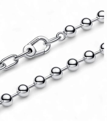 Pandora ME Metal Bead &amp; Link Chain Necklace-392799C00-45