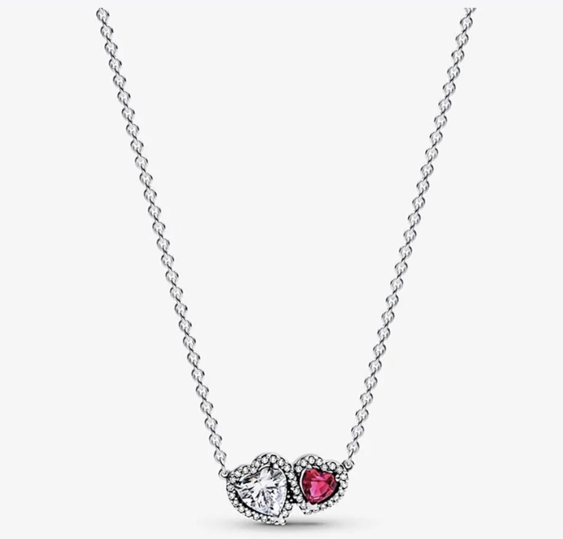 Halo Hearts Pendant Necklace - 393632C01-45