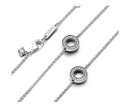 Pavé Circles Chain Necklace-393162C01-50