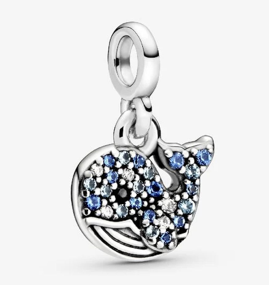 Blue Whale Mini Dangle Charm-798972C01