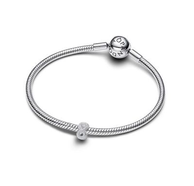 Textured Infinity Symbol Mini Charm-794523C00