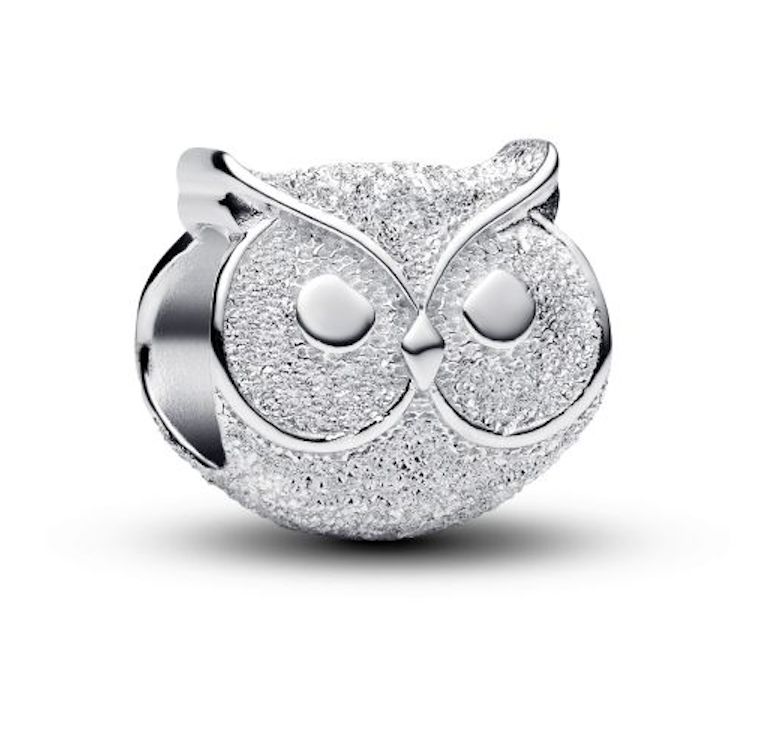 Textured Owl Mini Charm-794525c00
