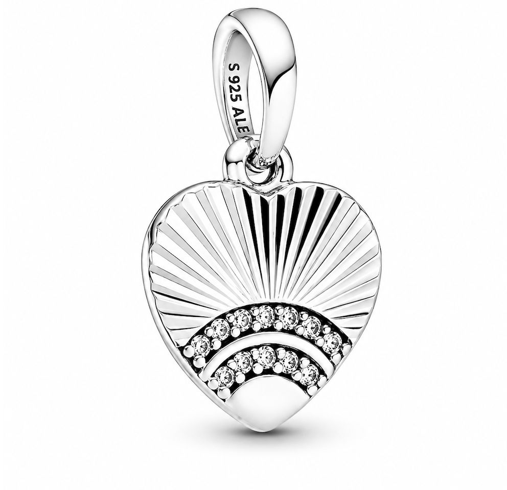 Heart Fan Pendant-397286CZ