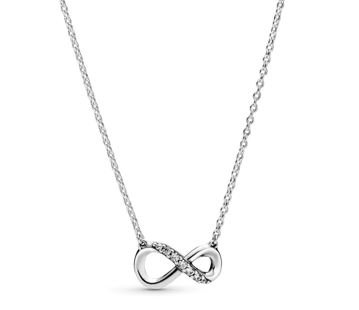 Sparkling Infinity Collier Necklace - 398821C01-50
