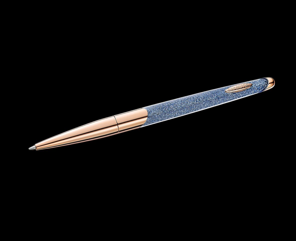 Crystalline Nova Anniversary Pen, Blue, Rose-Gold-5534317