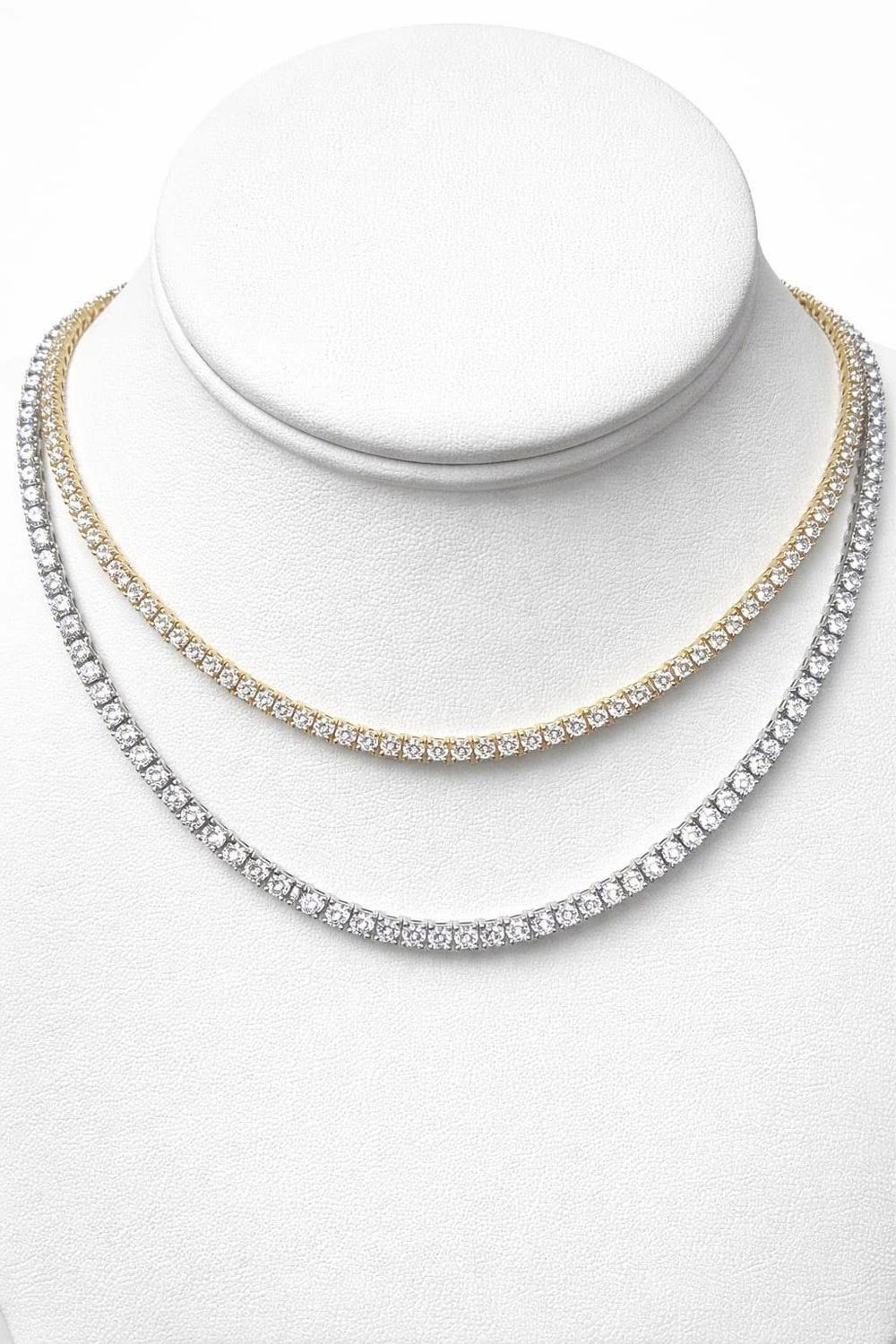 12.3ct Tennis Necklace