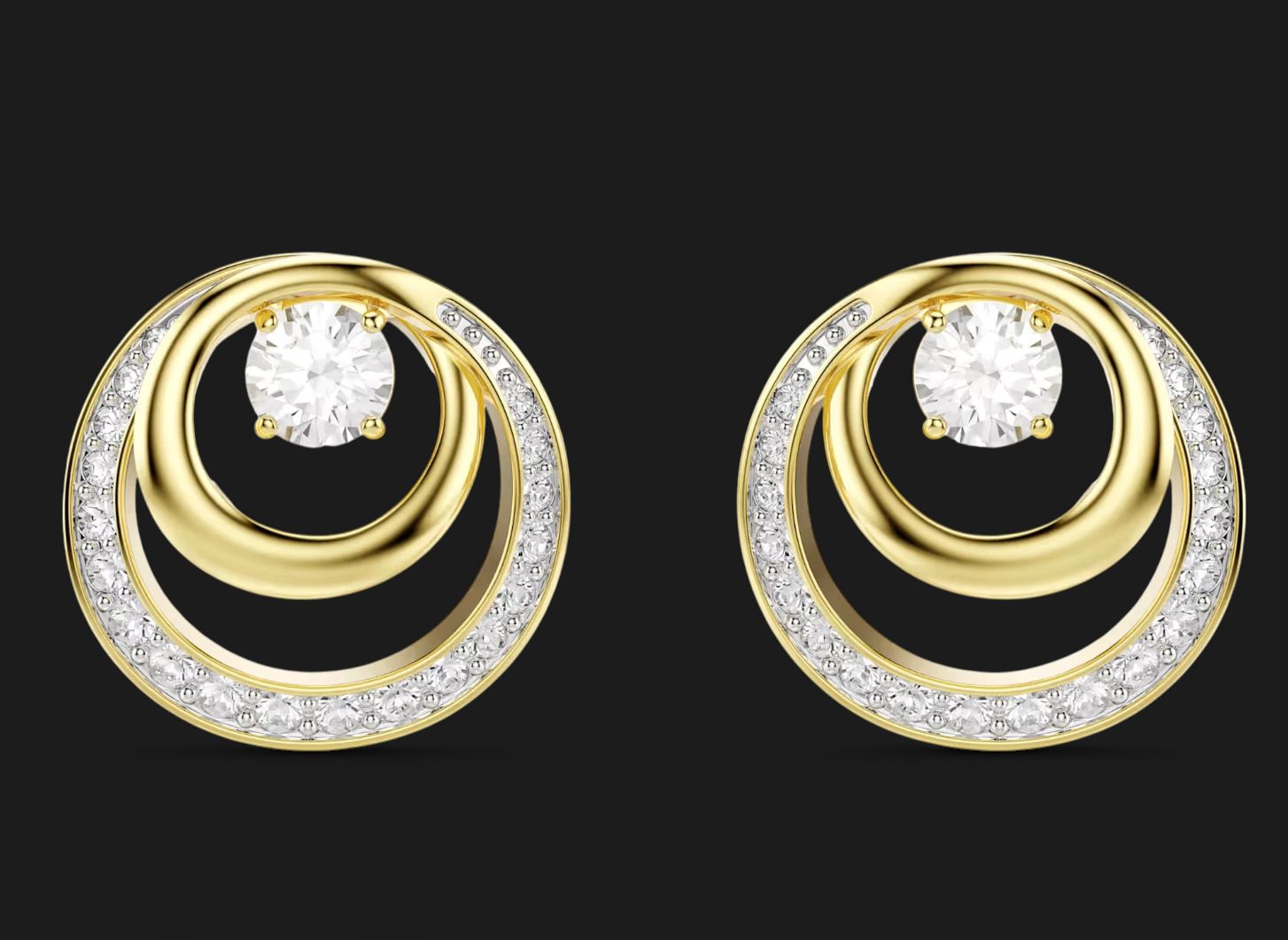 Hyperbola Stud Earrings - 57404047