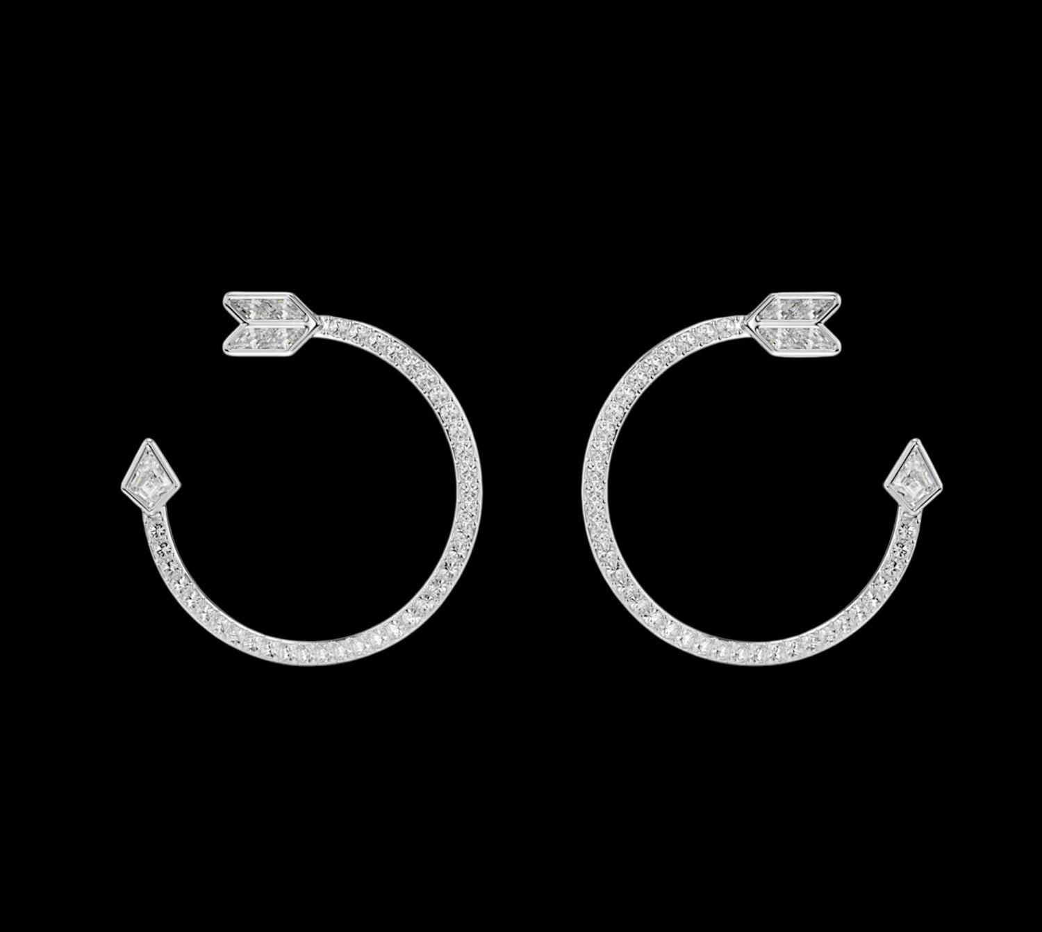 Idyllia Arrow Hoop Earrings-5741522