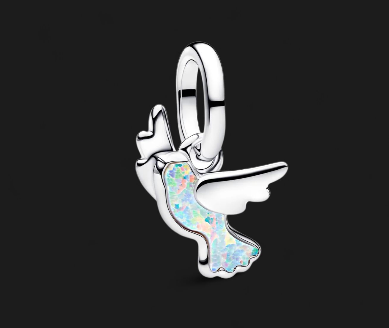 White Dove Mini Dangle Charm -794566c01