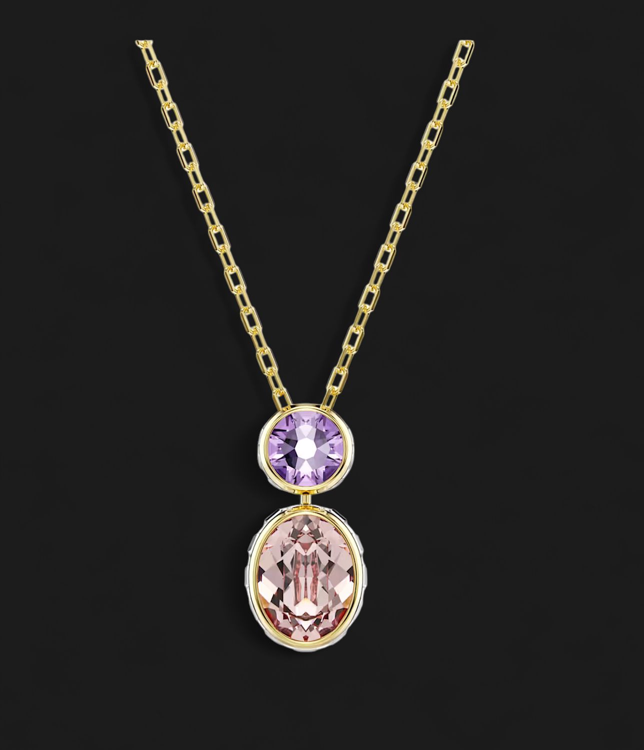 Chroma Pendant, Mixed Cuts, Multicolor, Reversible-5741586