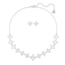 Swarovski Sparkling Dance Star Set Rhodium