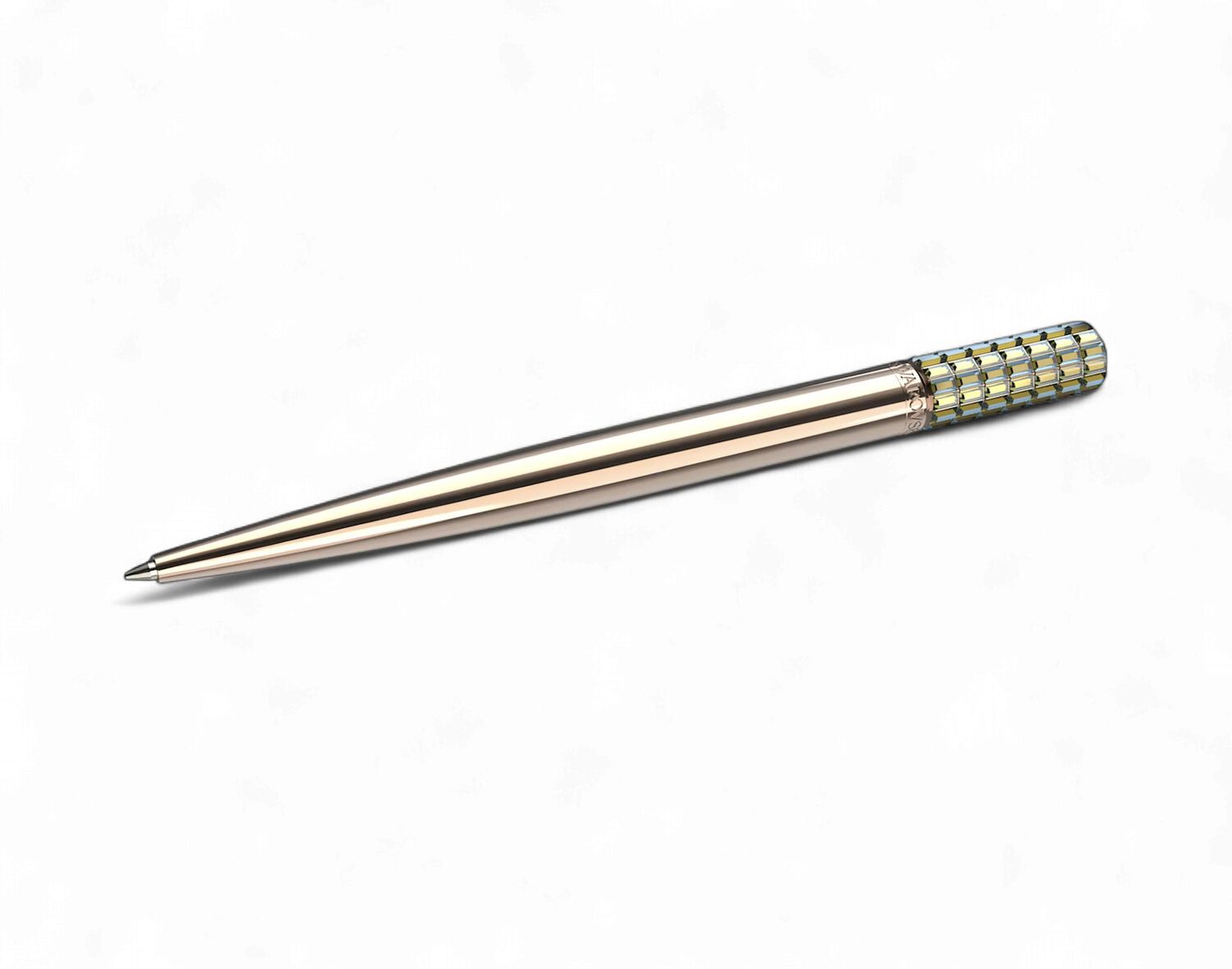 Swarovski Ballpoint Pen, Yellow, Rose Gold-Tone Plated-5637771
