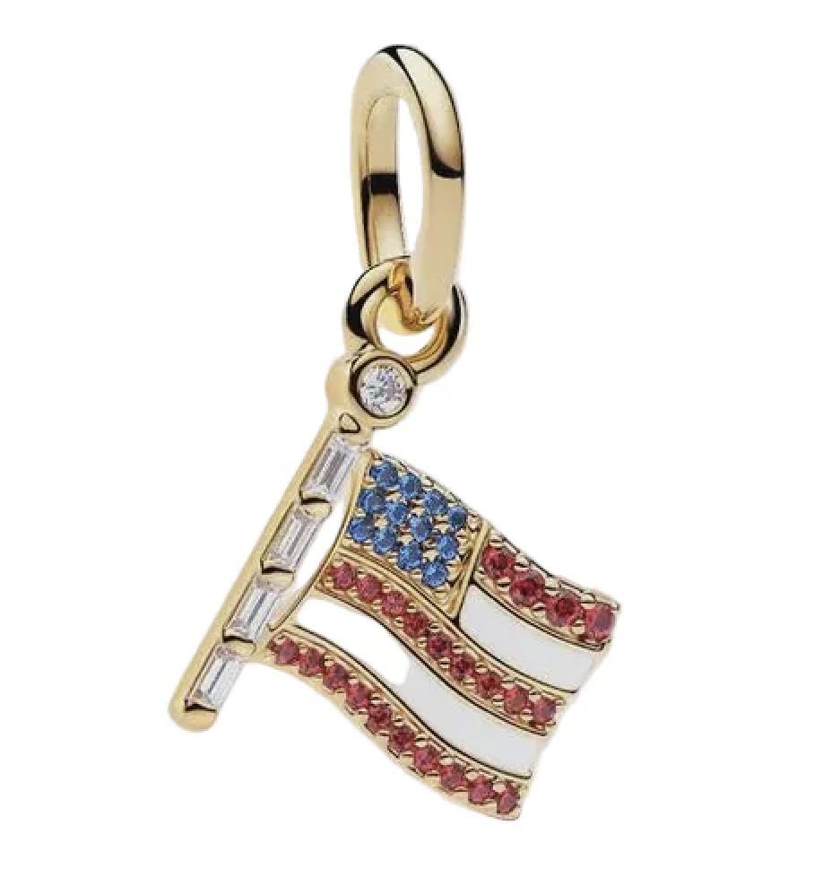 American Flag Dangle Charm-764926C01
