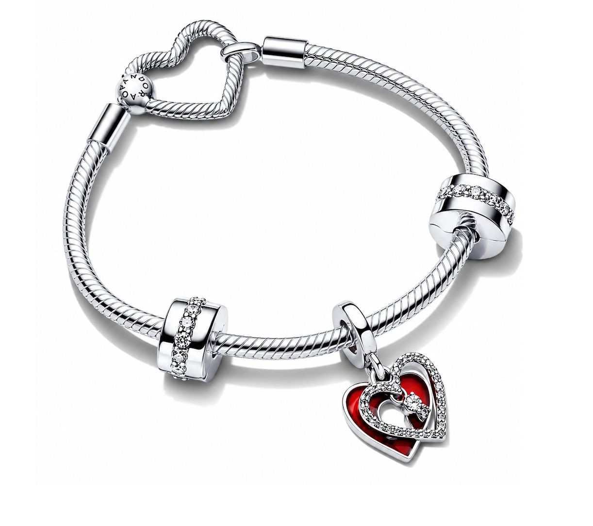 Heart &amp; Keyhole Bracelet -B802376