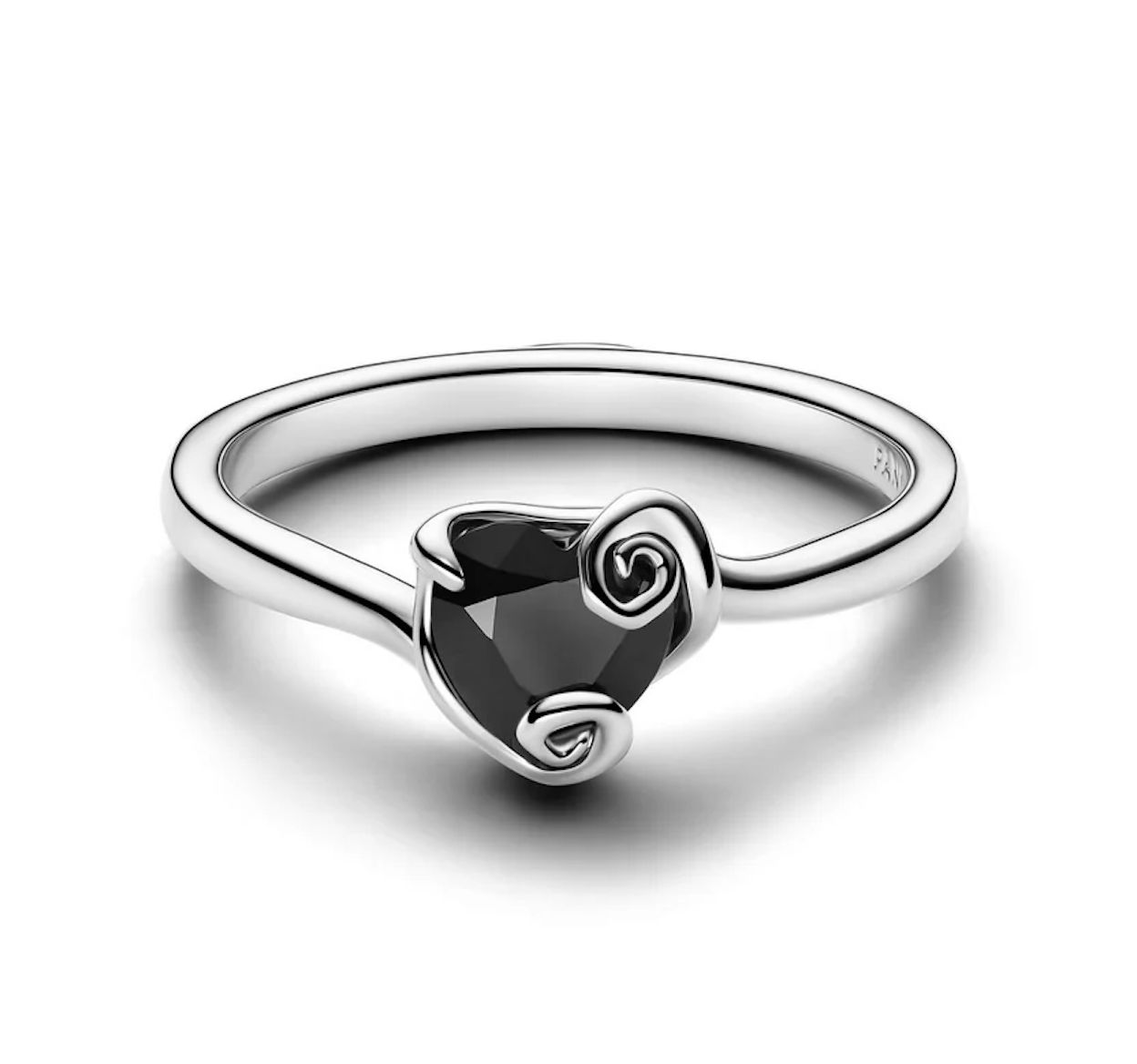 Disney The Nightmare Before Christmas Jack Black Heart Ring- 194733C01, Size: 54mm