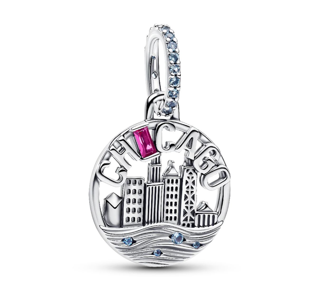 Chicago Skyline Dangle Charm-794766C01