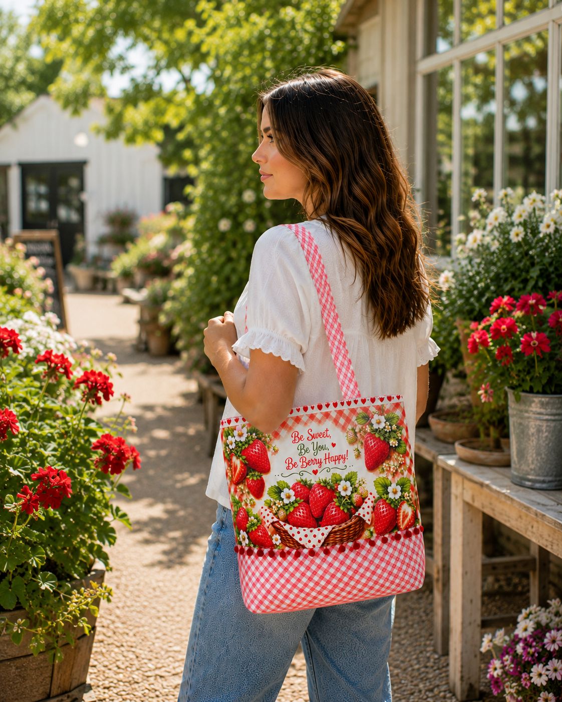 Be sweet Strawberry Tote Bag